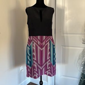 Trina Turk 100% silk sleeveless dress